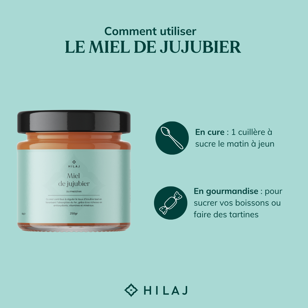 Miel de jujubier du Pakistan