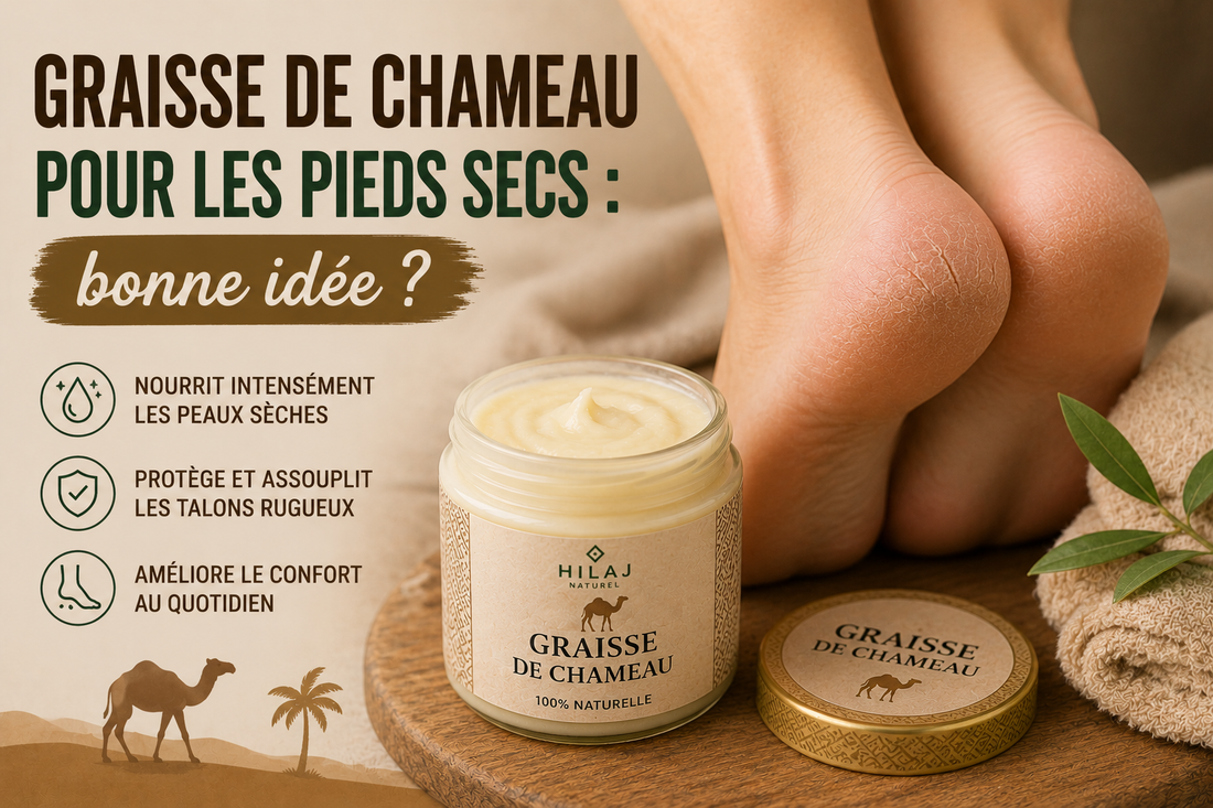 Graisse de chameau pour les pieds secs : bonne idée ?