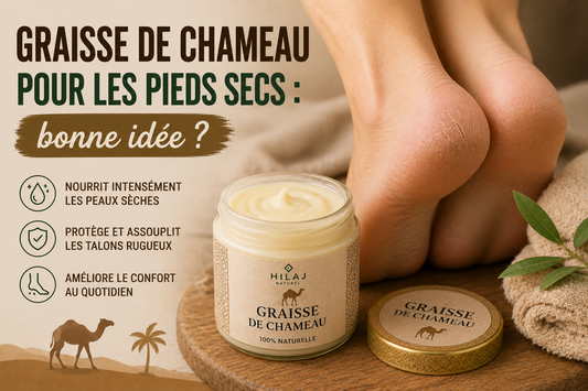 Graisse de chameau pour les pieds secs : bonne idée ?