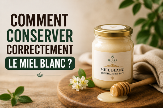 conservation miel blanc