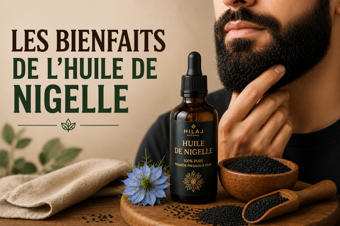 Les bienfaits de l'huile de nigelle pour la barbe