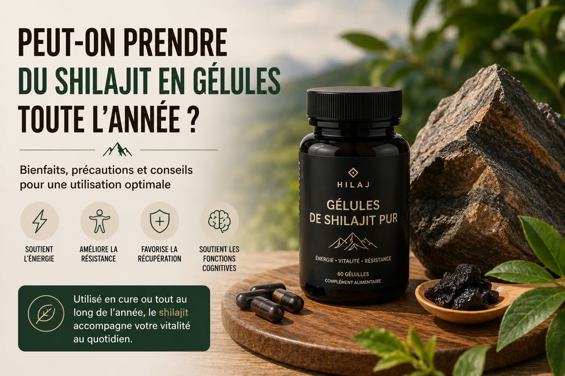 Peut-on prendre du shilajit en gélules toute l'année ?