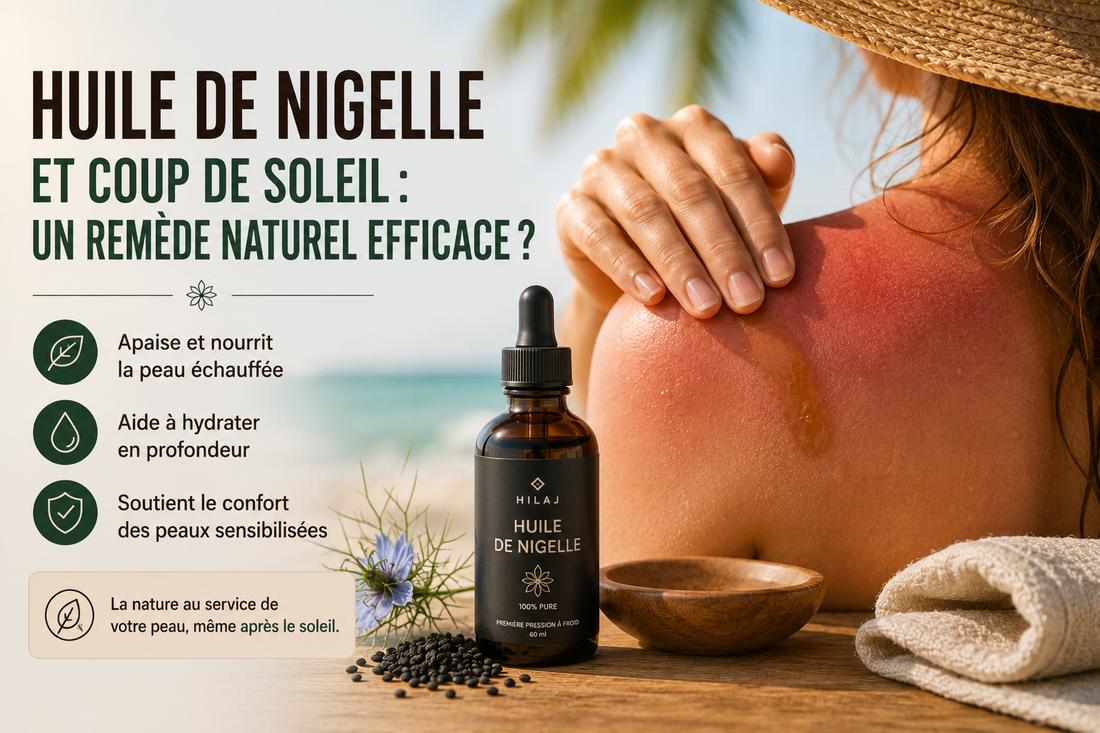 Huile de nigelle et coup de soleil : un remède naturel efficace ?