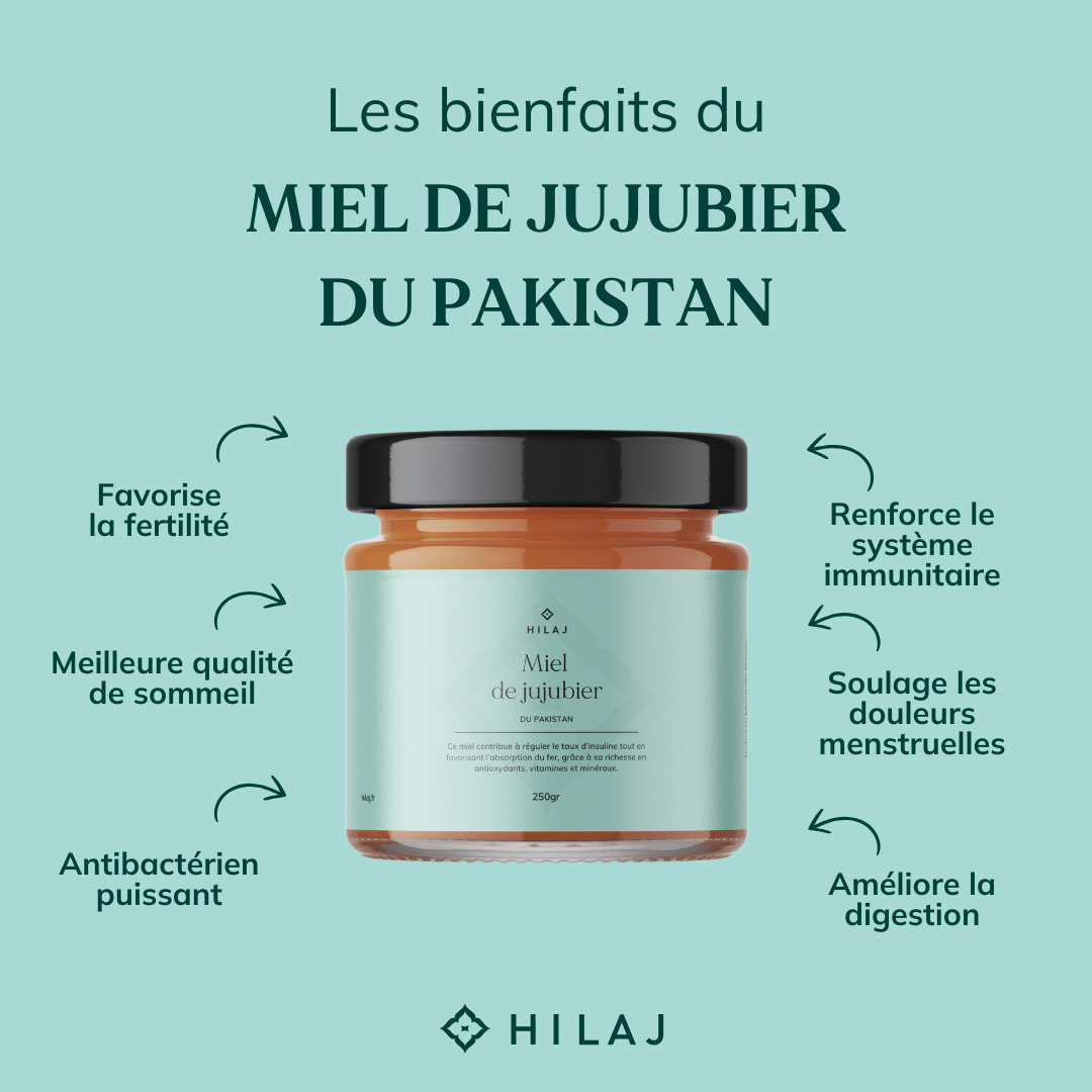 Miel de jujubier du Pakistan