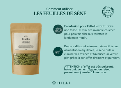 Feuilles de séné - Transit